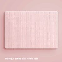 Selencia Coque tissée Apple MacBook Air 13 pouces (2018-2020) - Rose