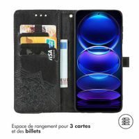 imoshion Etui de télephone Mandala Xiaomi Redmi Note 12 - Noir