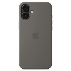 Apple Coque en silicone MagSafe Apple iPhone 16 Plus - Stone Gray