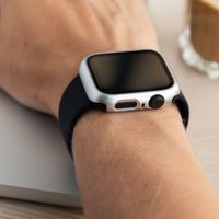 imoshion Coque rigide à couverture complète Apple Watch 7 / 8 / 9 - 45 mm - Argent