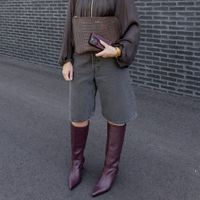 Selencia Pochette ordinateur Croco 13 pouces - Choco Brown