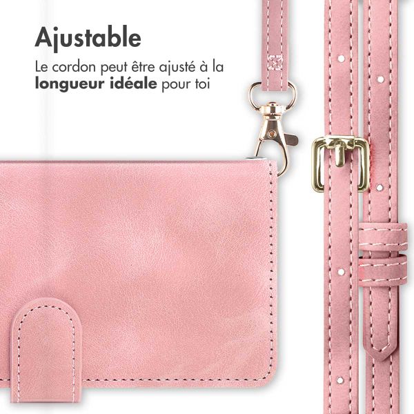imoshion Etui de télephone portefeuille avec cordon Samsung Galaxy A16 - Rose