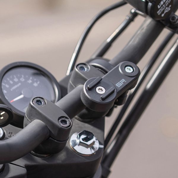 SP Connect Support de téléphone Moto Mount LT pour vélo / scooter / moto pour coques SPC+ - Noir