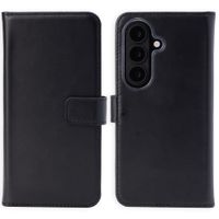Selencia Étui portefeuille en cuir véritable Samsung Galaxy S26 - Noir