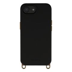 Selencia Coque arrière Rivièra avec MagSafe avec crochets amovibles Apple iPhone 17e / 16e - Velvet Black