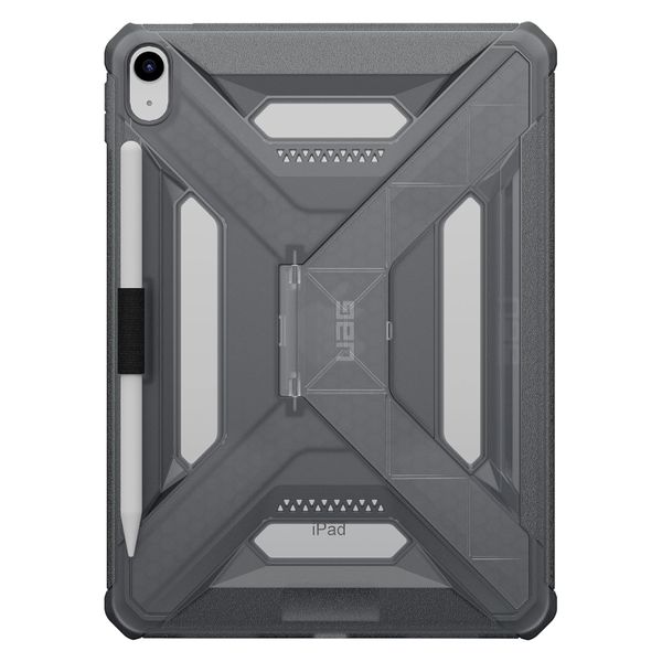 UAG Coque arrière Scout Plus avec support Scout Apple iPad 11 (2025) 11 pouces A16 / iPad 10 (2022) 10.9 pouces - Ash