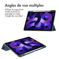 imoshion Coque tablette rigide Trifold Apple iPad Air 11 pouces (2026) M4 / (2025) M3 / (2024) M2 / Air 5 (2022) / Air 4 (2020) - Vert