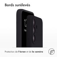 Accezz Coque Liquid Silicone avec MagSafe Samsung Galaxy S26 FE - Noir