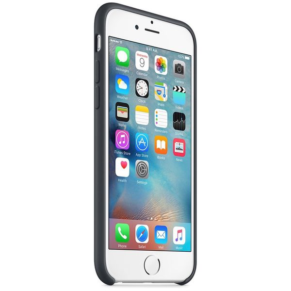 Apple Coque en silicone Apple iPhone 6 / 6s - Charcoal Grey