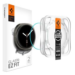 Spigen Protection d'écran EZ FIT Glas.tR avec applicateur Samsung Galaxy Watch 9 / Watch 8 - 40 mm - Transparent