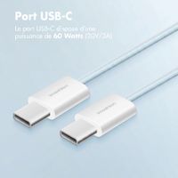 imoshion Câble USB-C vers USB-C - Tressé - 2 mètres - Bleu