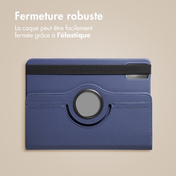 imoshion Coque tablette rotatif à 360° Lenovo Idea Tab - Bleu foncé
