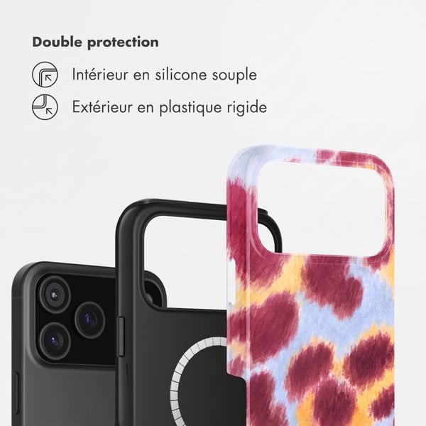 Selencia Coque arrière Vivid avec MagSafe Apple iPhone 18 Pro / 17 Pro - Rebel Crush