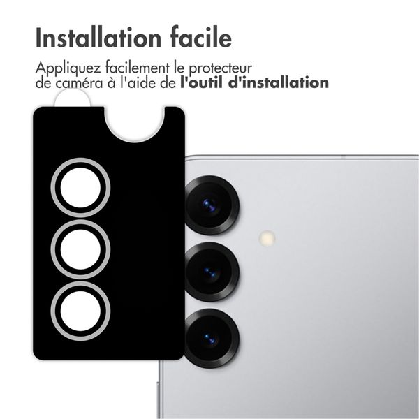 imoshion Lot de 2 protections d'objectif de caméra Samsung Galaxy S25 Plus - Silver Shadow