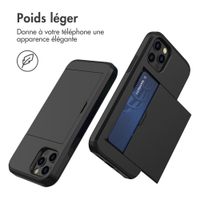 imoshion Coque arrière avec porte-cartes Apple iPhone 12 Pro Max - Noir