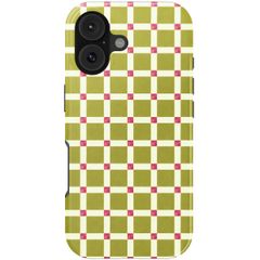 Selencia Coque arrière Vivid Apple iPhone 17 - Check This Olive