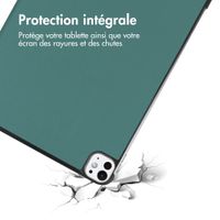 imoshion Coque tablette Trifold Apple iPad Pro 11 (2025) M5 / (2024) M4 - Vert foncé