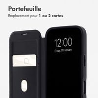 imoshion Bookcase transparente avec MagSafe Apple iPhone 18 Pro Max / 17 Pro Max - Noir