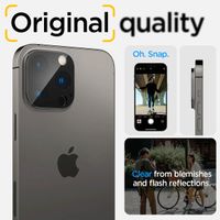 Spigen Optik Lens Protector - Protection complète de la caméra (lot de 2) Apple iPhone 14 Pro / 14 Pro Max - Noir