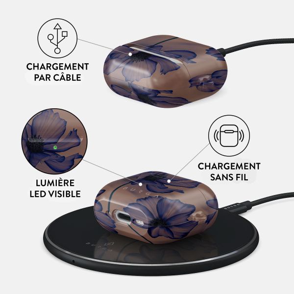 Burga Coque rigide Apple AirPods 4 - Velvet Night