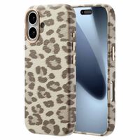 Selencia Coque Sabi imprimé panthère avec MagSafe Apple iPhone 17 - Soft Ivory
