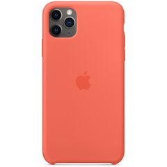 Apple Coque en silicone Apple iPhone 11 Pro Max - Clementine Orange