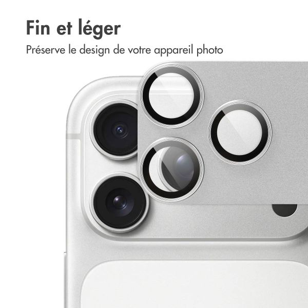 imoshion Protection Caméra en verre trempé 2 Pack Apple Apple iPhone 17 Pro Max - Silver