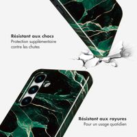 Selencia Coque arrière Vivid Samsung Galaxy S25 Plus - Chic Marble Quartz