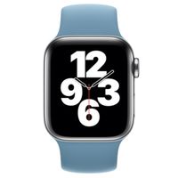 Apple Bracelet Boucle unique en Silicone Apple Watch | 38/40/41/42 mm - Taille 9 - Northern Blue