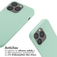 imoshion Coque en silicone avec cordon Apple iPhone 13 Pro - Vert menthe