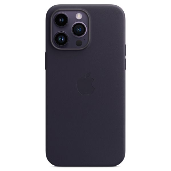Apple Coque Leather MagSafe Apple iPhone 14 Pro Max - Ink