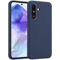 Accezz Coque Liquid Silicone Samsung Galaxy A36 / A56 - Bleu foncé