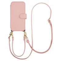 Selencia Étui Riva avec MagSafe et cordon de téléphone Apple iPhone 14 / 13 - Old Pink