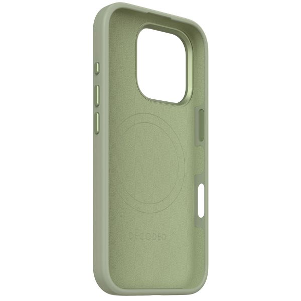 Decoded Coque en silicone MagSafe Apple iPhone 16 Pro - Jade