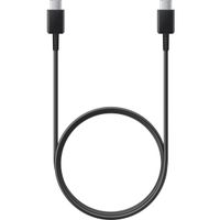 Samsung Câble USB-C vers USB-C d'origine - 1,8 mètre - 25 watts + adaptateur de recharge rapide USB-C d'origine - 25 watts - Noir