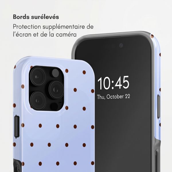 Selencia Coque arrière Vivid avec MagSafe Apple iPhone 16 Pro - Happy Dots Digital Sky