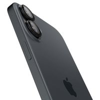 Spigen Optik Pro EZ Fit Lens Protector - Protection d'objectif de caméra (lot de 2) Apple iPhone 17 / 16 / 16 Plus - Black