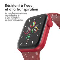 imoshion Bracelet en silicone⁺ Apple Watch | 44/45/46/49 mm - Taille M/L - Wine