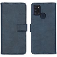 imoshion Étui de télephone portefeuille de luxe Samsung Galaxy A21s - Bleu foncé
