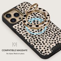 Burga Anneau de téléphone Magnetic Ringholder Gold - Compatible avec MagSafe - Almond Latte
