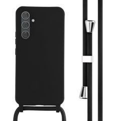 imoshion Coque en silicone avec cordon Samsung Galaxy A54 (5G) - Noir