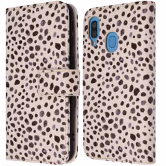 imoshion Étui de télephone portefeuille Design Samsung Galaxy A40 - Black And White Dots
