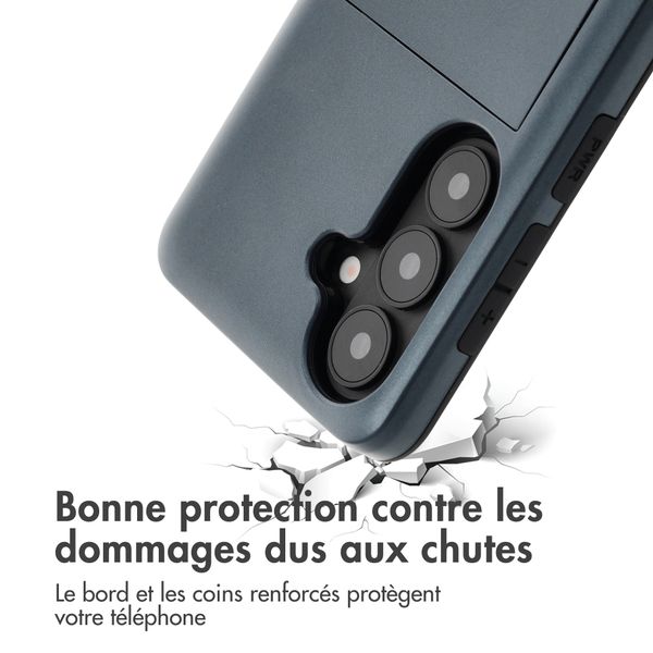 imoshion Coque arrière avec porte-cartes Samsung Galaxy S26 Plus - Bleu foncé