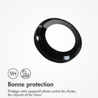 imoshion Lot de 2 protections d'objectif de caméra pour Apple iPhone 17e / 16e - Noir