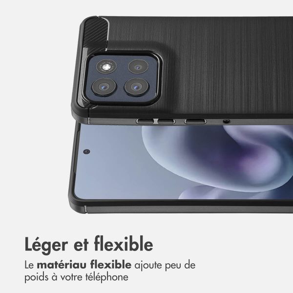 imoshion Coque Brushed Motorola Moto G86 Power - Noir