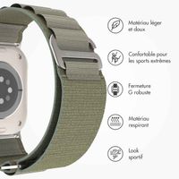 imoshion Bracelet en nylon Alpine Apple Watch | 38/40/41/42 mm - Olive Green