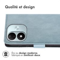 imoshion Étui de télephone portefeuille de luxe Xiaomi Redmi Note 17 (5G) - Bleu clair