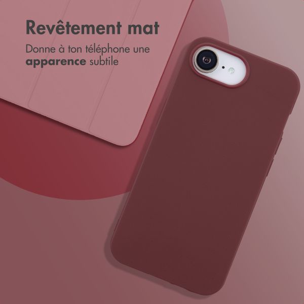 imoshion Coque Couleur Apple iPhone 17e / 16e - Wine Red