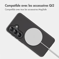 imoshion Coque arrière Color avec Thin MagSafe Ring Samsung Galaxy S26 - Noir