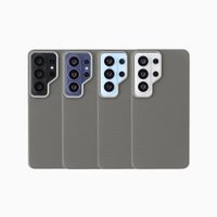 Accezz Coque arrière Mesh avec MagSafe Samsung Galaxy S26 Ultra - Gris foncé